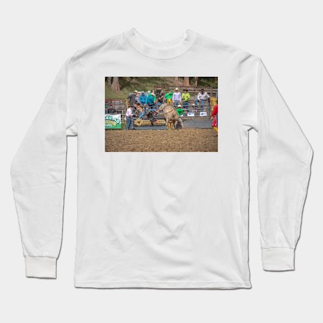 RODEOS, HORSES, COWBOYS Long Sleeve T-Shirt by anothercoffee